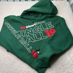 iHeart Radio Jingle Ball 2019 Green Cropped Hoodie Small